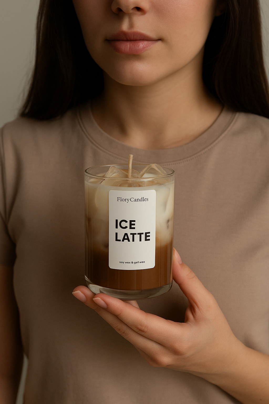 Coffee Latte Candle – Hand-Poured Soy Wax with Rich Coffee Aroma ☕