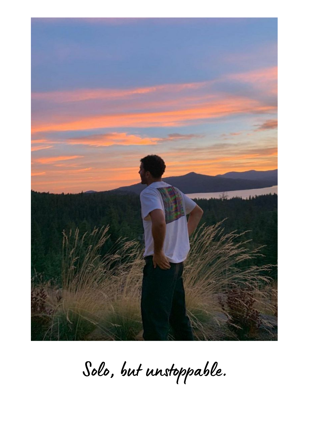 Custom Photo Magnet with Quote – Personalised Gift