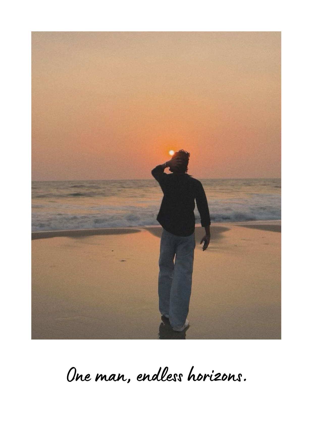 Custom Photo Magnet with Quote – Personalised Gift