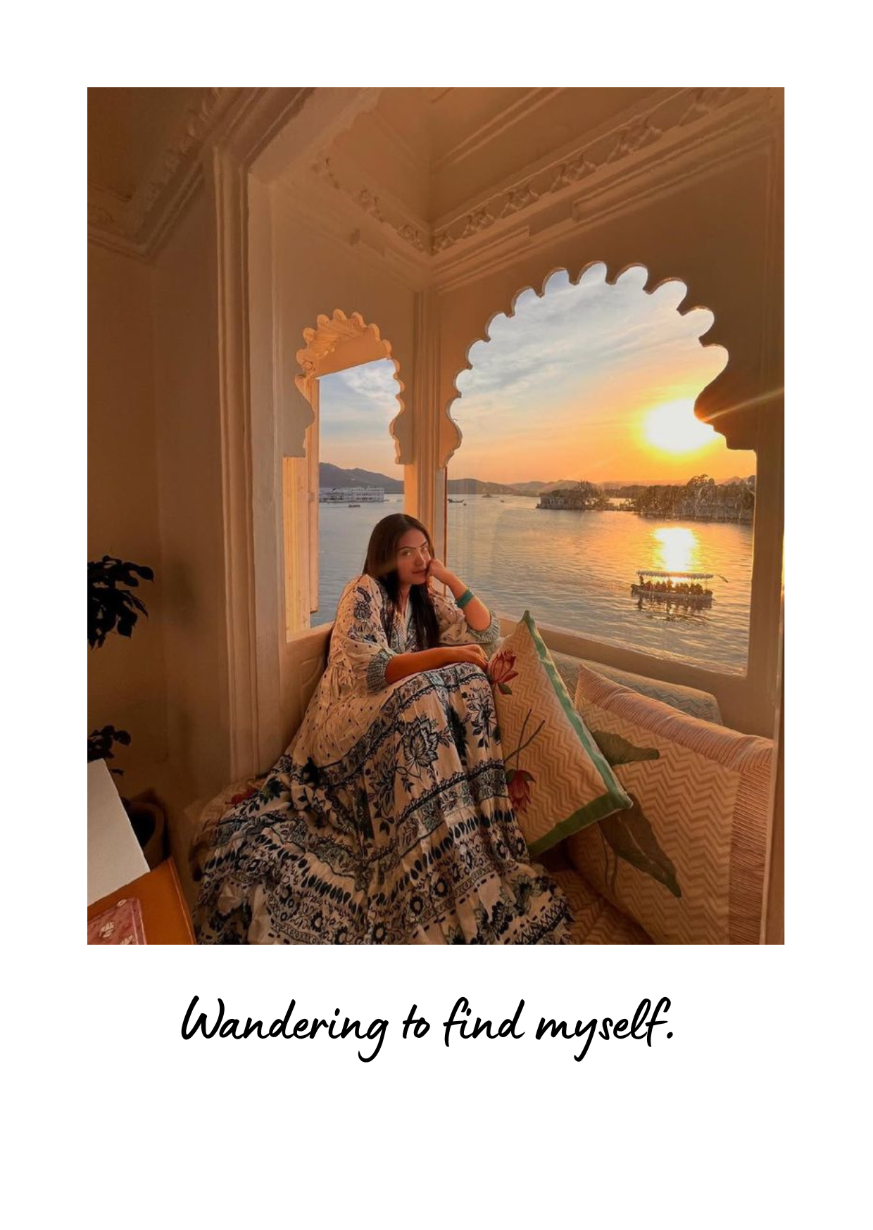 Custom Photo Magnet with Quote – Personalised Gift