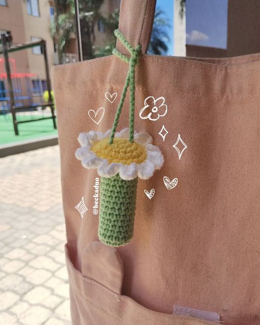 Crochet Lip Balm Holder Keychain – Handmade with Love 🧵(2 Pieces)+ Free Magnet (For Prepaid)